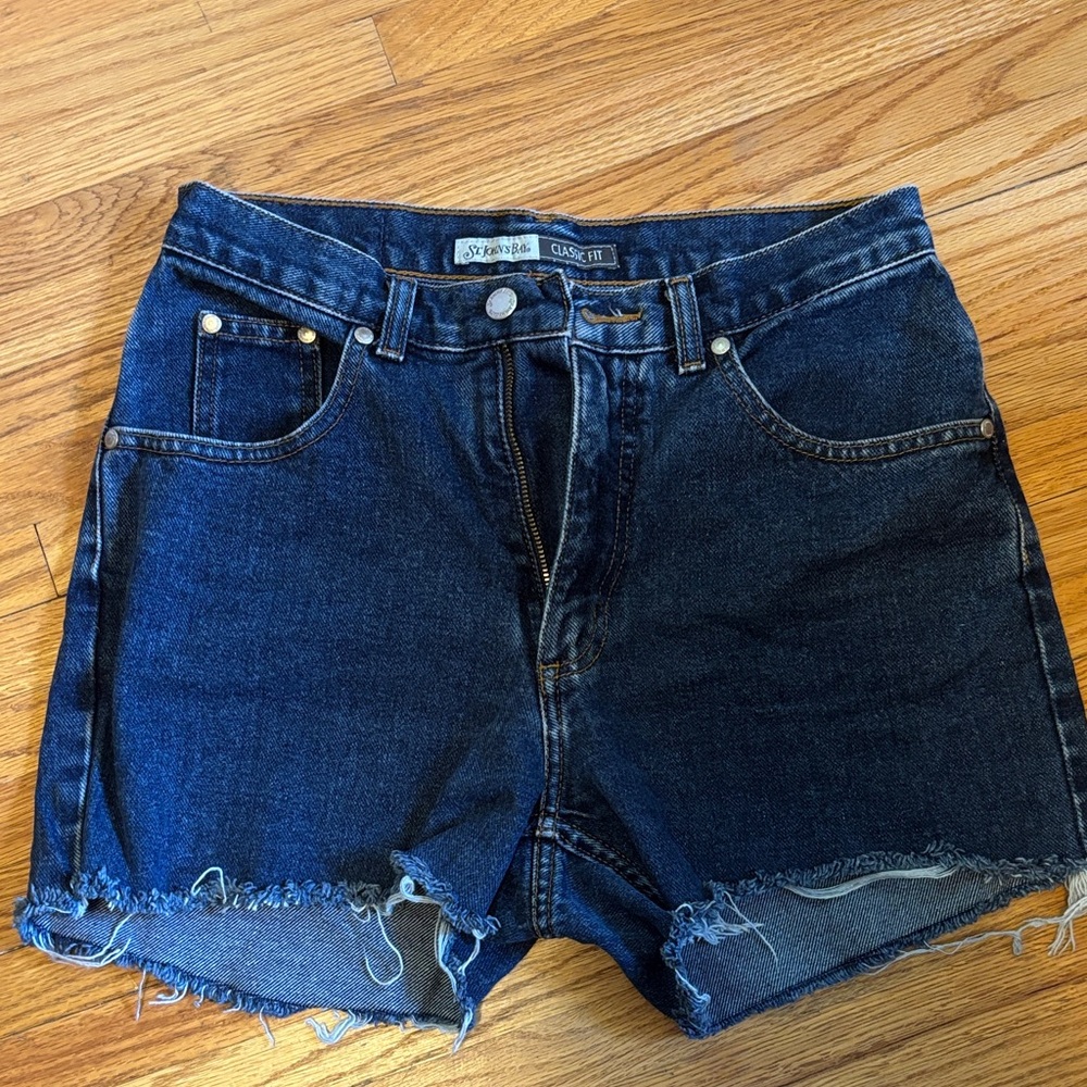 St. John's Bay Dark Blue Jean Shorts